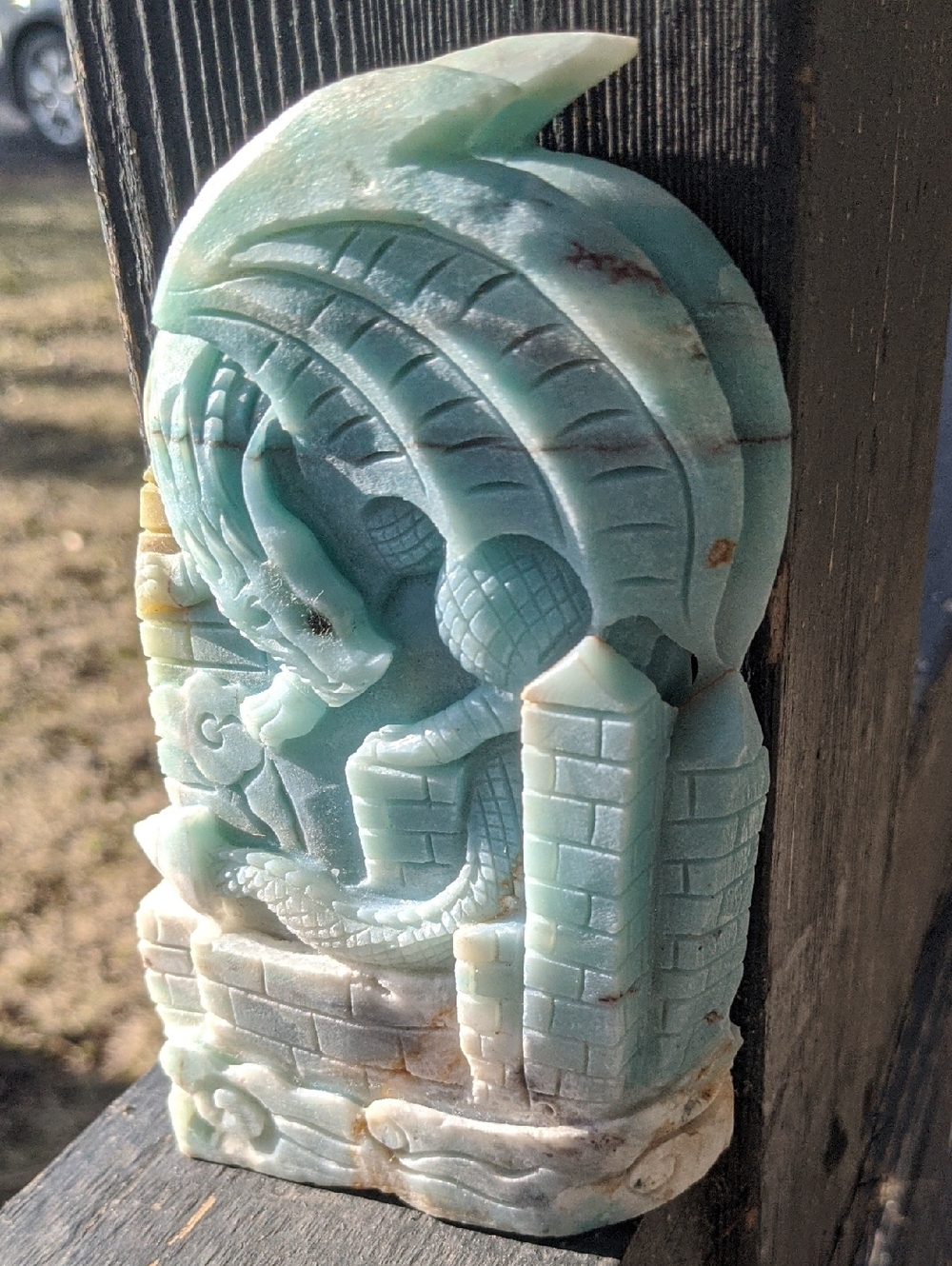 Dragon Guardian - Amazonite - Picture 4 of 4